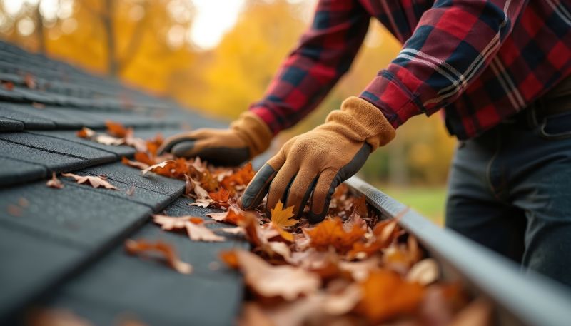 Autumn Roof Painting